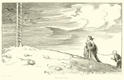 Illustration til Den sociale stige af Charles Dana Gibson