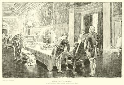 Illustration til Den sociale stige af Charles Dana Gibson