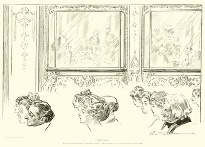 Illustration til Den sociale stige af Charles Dana Gibson