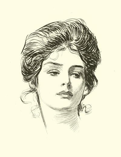 Illustration til Den sociale stige af Charles Dana Gibson