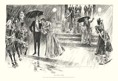I skudår (litografi) af Charles Dana Gibson