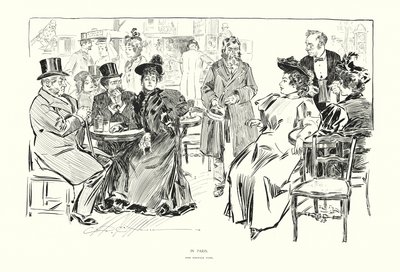 I Paris (litografi) af Charles Dana Gibson