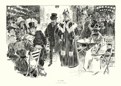 I Paris (litografi) af Charles Dana Gibson