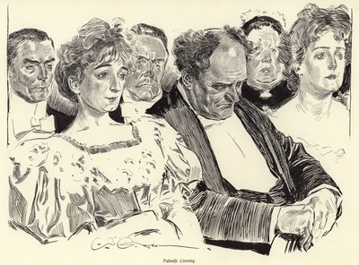 Tålmodigt lyttende af Charles Dana Gibson