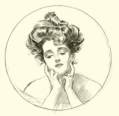 Den smukke enke af Charles Dana Gibson