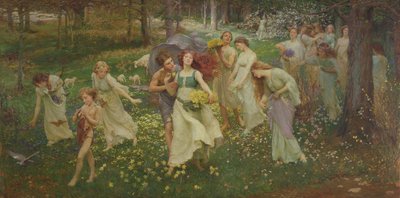 Forårets fremskridt, 1905 af Charles Daniel Ward
