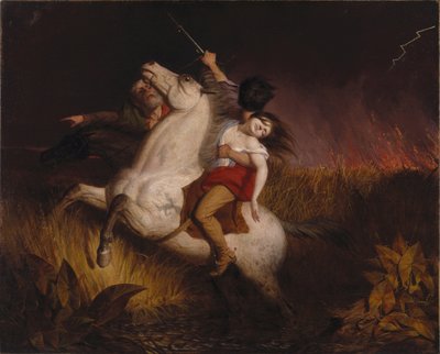 Prærien i brand af Charles Deas