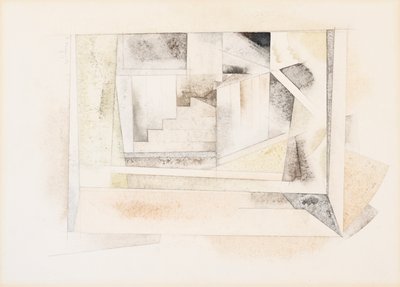Bermuda, Stairway, 1917 (wc på papir) af Charles Demuth