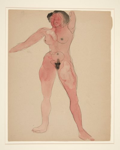Nøgen kvinde af Charles Demuth