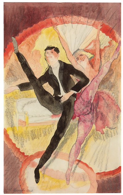 I Vaudeville: To dansere af Charles Demuth