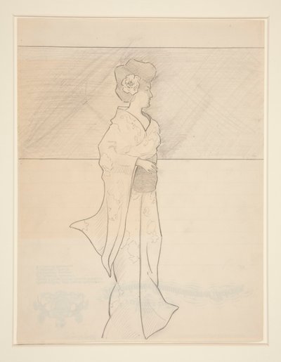 japansk dame af Charles Demuth