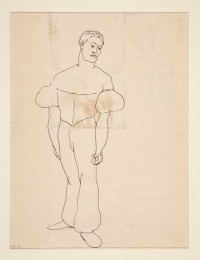 Jonglør eller mand i kostume af Charles Demuth