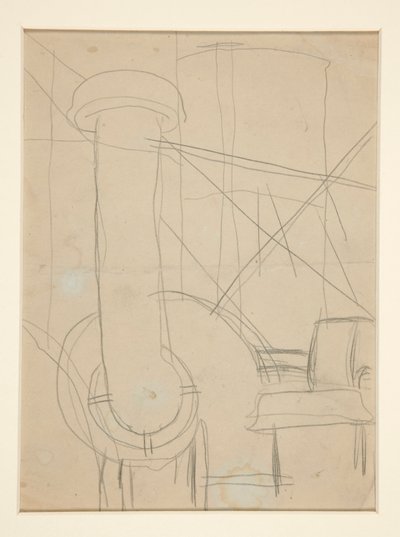 Studie til Pacquebot af Charles Demuth
