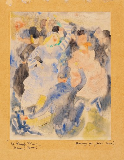 Zolas Nana, 1915-16 (wc på papir) af Charles Demuth