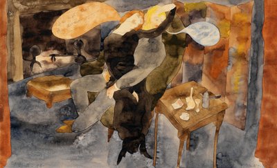 Zolas Pandora, 1918 (wc på papir) af Charles Demuth
