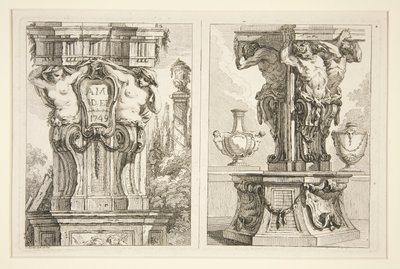 To designs til dekorative hovedstæder af Charles-Dominique-Joseph Eisen