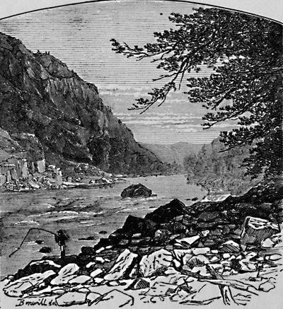 The Lower Cañon, 1883 af Charles E. H. Bonwill