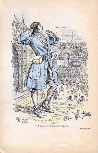 Gullivers opvågnen, Lilliputterne af Charles Edmund Brock