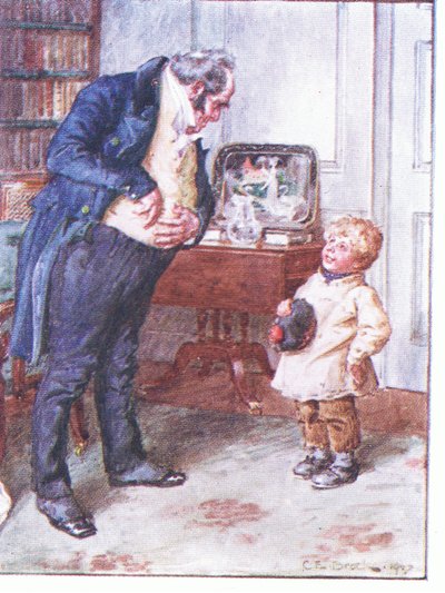 Hvordan er dine tilbøjeligheder til sixpence, illustration fra Dr. Marigold