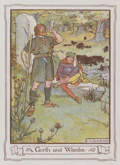 Illustration til Ivanhoe af Sir Walter Scott af Charles Edmund Brock