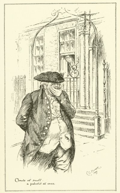 Illustration til The Essays of Elia af Charles Lamb (gravering) af Charles Edmund Brock