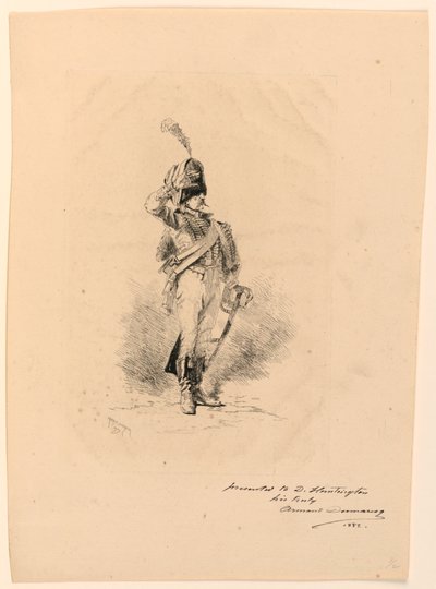 Den militære hilsen af Charles Edouard Armand-Dumaresq