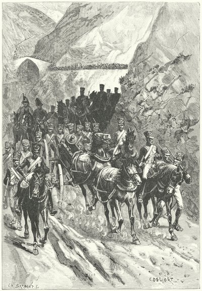 Massenas tilbagetog til Ciudad Rodrigo af Charles Edouard Delort