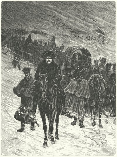 Napoleons tilbagetog fra Moskva af Charles Edouard Delort