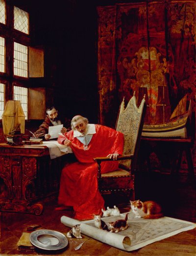 The Cardinals Fritid af Charles Edouard Delort