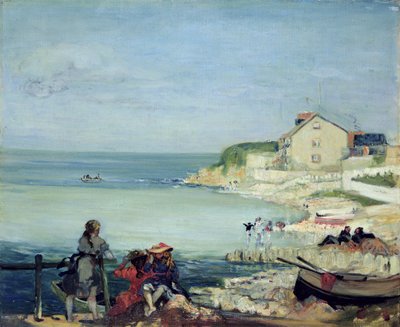 Beach Scene, Swanagedani af Charles Edward Conder