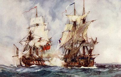 Erobringen af den franske genforening af Halvmånen, 1793 af Charles Edward Dixon