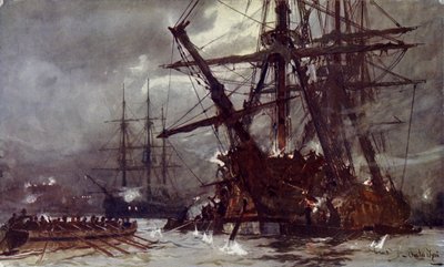 Udskæring af Hermione (Retribution), 1799 af Charles Edward Dixon