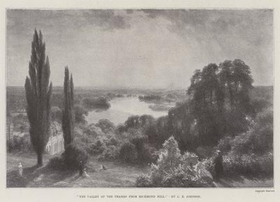 Themsens dal fra Richmond Hill af Charles Edward Johnson