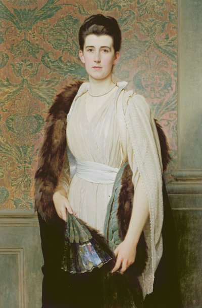 Portræt af en kvinde af Charles Edward Perugini