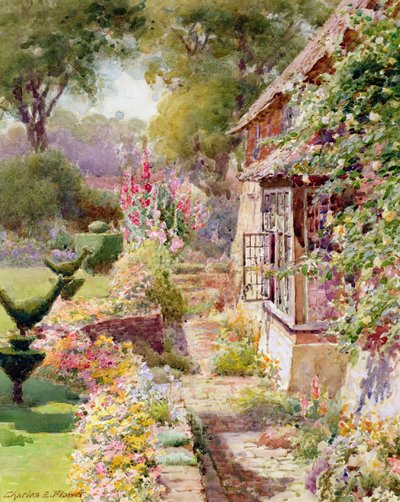 Kings Manor Garden i East Hendred, Oxon af Charles Edwin Flower