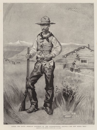 På tværs af det nordamerikanske kontinent med Canadian-Pacific Railway, The New North West af Charles Edwin Fripp