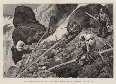 Gedeskydning i Cascade Mountains, British Columbia af Charles Edwin Fripp