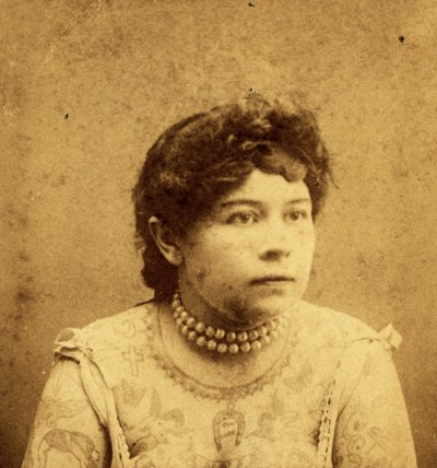 Portræt af Annie Howard ca. 1900 af Charles Eisenmann