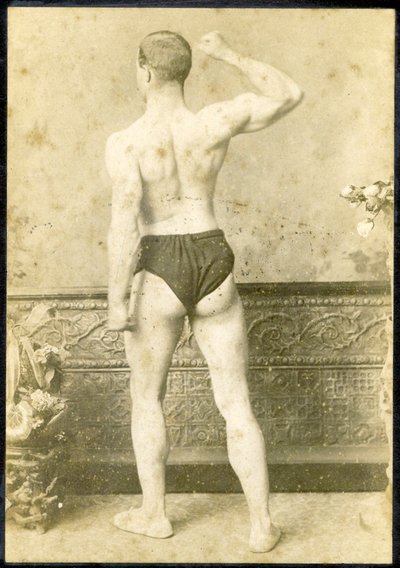 Portræt af en stærk mand, ca. 1890 af Charles Eisenmann