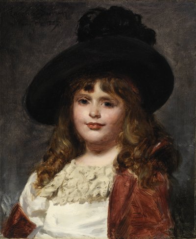 Laura på syv, 1887. af Charles Emile Auguste Carolus Duran