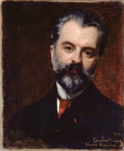 Portræt af Arsène Alexandre 1859-1937, 1902. af Charles Emile Auguste Carolus Duran