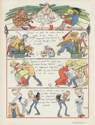 Illustration til Le Rire af Charles Emile Egli