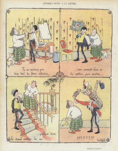 Illustration til Le Rire af Charles Emile Egli