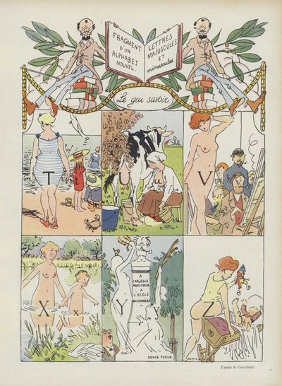 Illustration til Le Rire af Charles Emile Egli