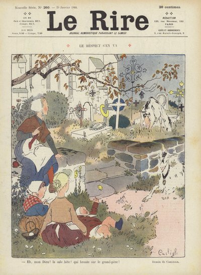 Illustration til Le Rire af Charles Emile Egli