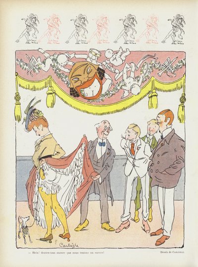 Illustration til Le Rire af Charles Emile Egli