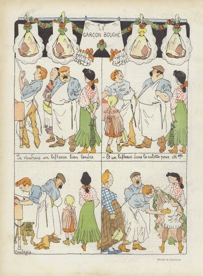 Illustration til Le Rire af Charles Emile Egli