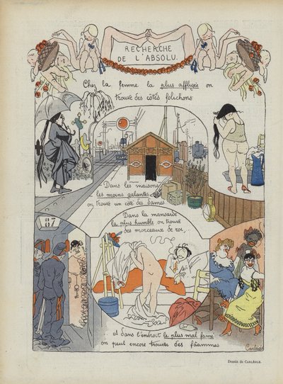 Illustration til Le Rire af Charles Emile Egli