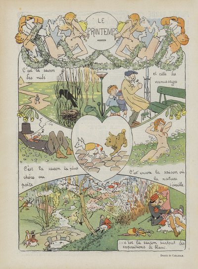 Illustration til Le Rire af Charles Emile Egli