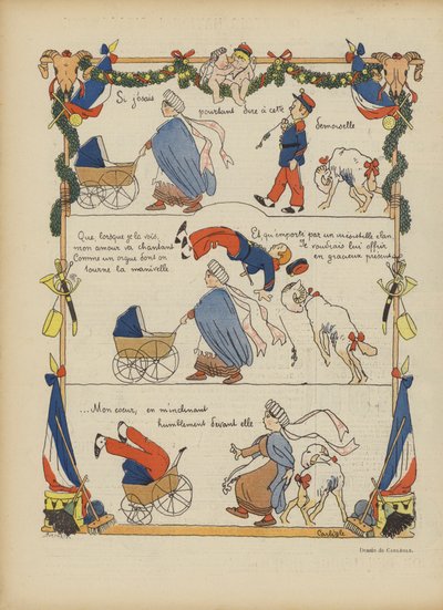 Illustration til Le Rire af Charles Emile Egli